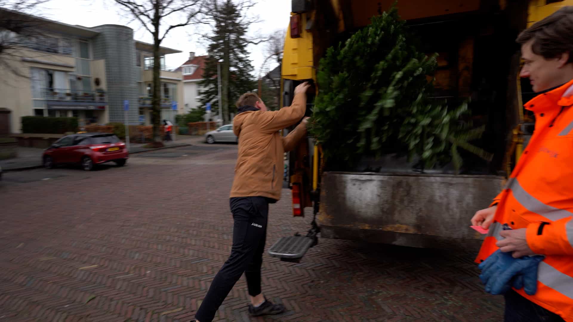 Kerstboominzameling vandaag RTV Katwijk